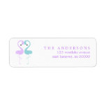 Flamingos Wedding Return Address Label