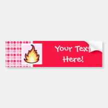Flamme mignonne du feu autocollants pour voiture