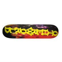 Flammen Feuer Anderwelt otherworld Individuelles Skateboard