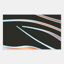 Flammes de hot rod sticker rectangulaire