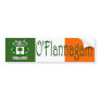 Flanagan Clan Irish/English Bumper Sticker