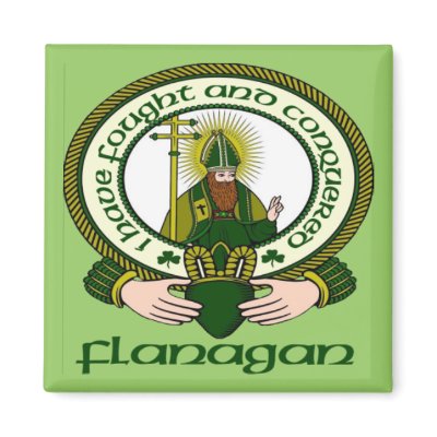Flanagan Clan Motto Magnet by irishcountry