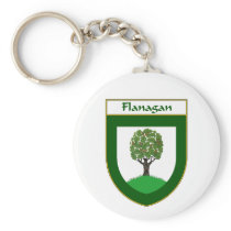 Flanagan Coat of Arms/Family Crest Key Chain
