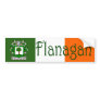 Flanagan Coat of Arms Flag Bumper Sticker
