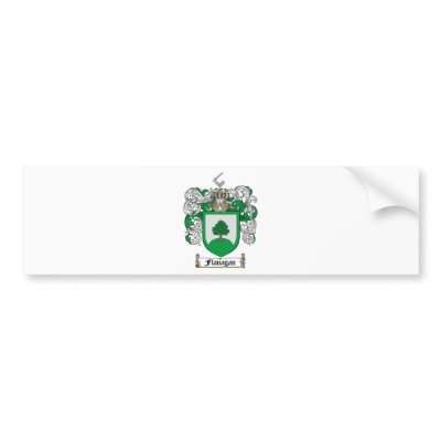 FLANAGAN FAMILY CREST -  FLANAGAN COAT OF ARMS BUMPER STICKERS by heraldics