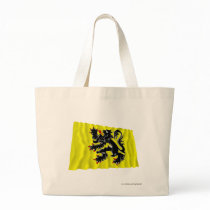 Flanders Region Waving Flag Canvas Bags