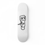 Flapjack Jack White Deck Skateboard
