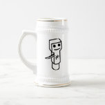 Flapjack White/Gold 22 oz. Stein Mug