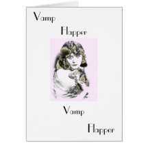 FLAPPER GREETING CARD