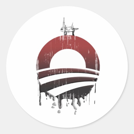 Flaque d'huile d'Obama 3 Faded.png Adhésifs