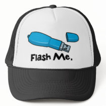 flash me flash drive design hats