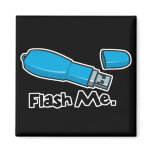 flash me flash drive design refrigerator magnet