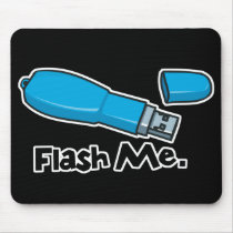 flash me flash drive design mousepad