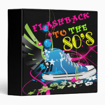Flashback To The 80's Neon Sneaker Binder