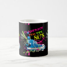 Flashback To The 80's Neon Sneaker Coffee Mug