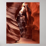 Flashflood-eroded sandstone formations of poster