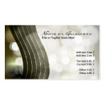 flashing lights business card templates