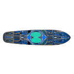 Flat blue superfy skate skateboard decks