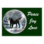 Flat-Coated Retriever Christmas Gifts business cards