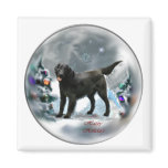 Flat-Coated Retriever Christmas Gifts Refrigerator Magnets