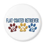 FLAT-COATED RETRIEVER Dad Paw Print 1