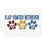 FLAT-COATED RETRIEVER Dad Paw Print 1