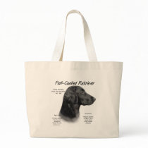 Flat-Coated Retriever History Design Bags