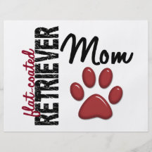 Flat-Coated Retriever Mom 2 Flyer Design