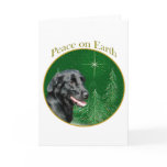 Flat-Coated Retriever Peace Greeting Card