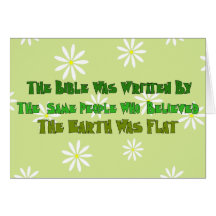 Flat Earth Historians Greeting Cards