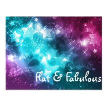Flat & Fabulous Post Card