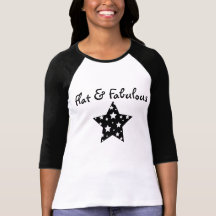 Flat & Fabulous raglan Tshirt