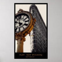 FLAT IRON BUILDING, NYC, poster