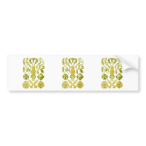 Flat Worms Bumper Sticker