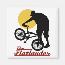 Flatlander BMX Refrigerator Magnet