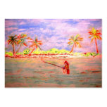 flats flyfishing girl business cards