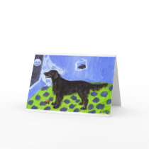 Flattie senses smiling moon card