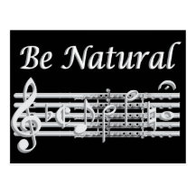 Flautists Know How to Be Natural Postcards