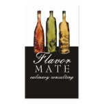 flavoued vinegars bottles cooking culinary busi... business card template