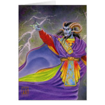 Fléau noir de Necromancer Cartes De Vœux