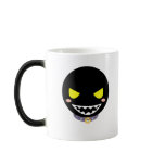 Fleck the Black Ghost Head Mugs
