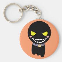 Fleck the Black Ghost Key Chains