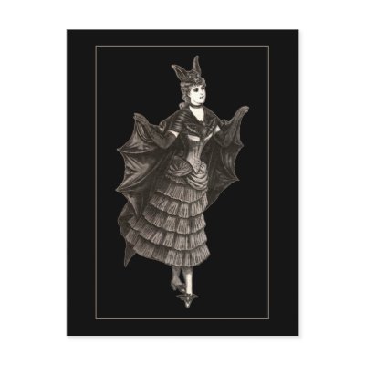 Fledermaus - Postcard #2 by Valerian
