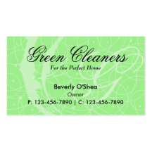 Flemish Business Card/ Green