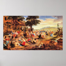 Flemish Kirmes by Paul Rubens Poster