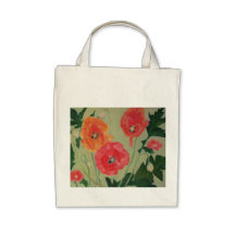 Flemish Poppies Organic Tote Bag