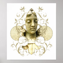 Fleur Angel Statue print