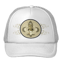 Fleur Angel Statue Trucker Hat