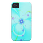 Fleur assez bleue coques iPhone 4