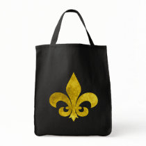 Fleur De Art Gold Rust Canvas Bags